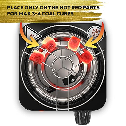 Charcoal Burner Black Heat