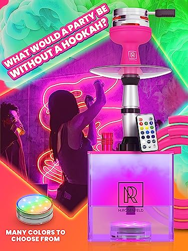 YADO Square Pink Hookah Set