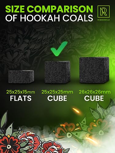 Hookah Coals Coconut (20 Count & 10 oz)
