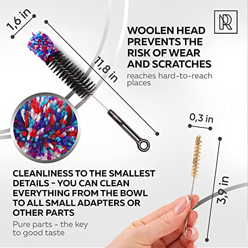 Hookah Cleaning Kit with 5 Brushes