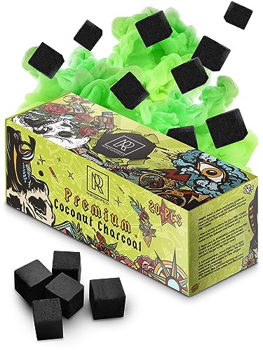 Hookah Coals Coconut (20 Count & 10 oz)