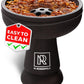 M. ROSENFELD Silicone Hookah Bowl – Black / 7-Hole