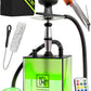 M. ROSENFELD YADO Square LED Acrylic Hookah Set – Black / 1 Hose (base kit)