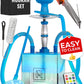 M. ROSENFELD YADO Square LED Acrylic Hookah Set – Royal Blue / 2 Hose
