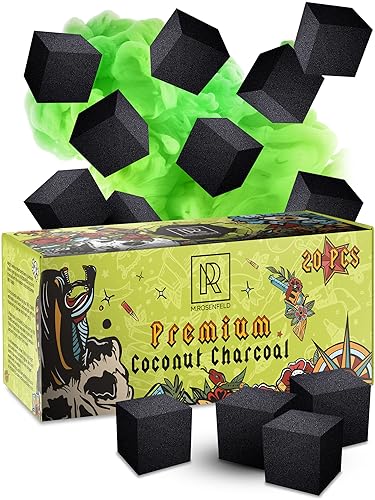 Hookah Coals Coconut (20 Count & 10 oz)