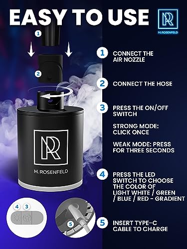 Hookah Pump with 1300 mAh Rechargeable Battery